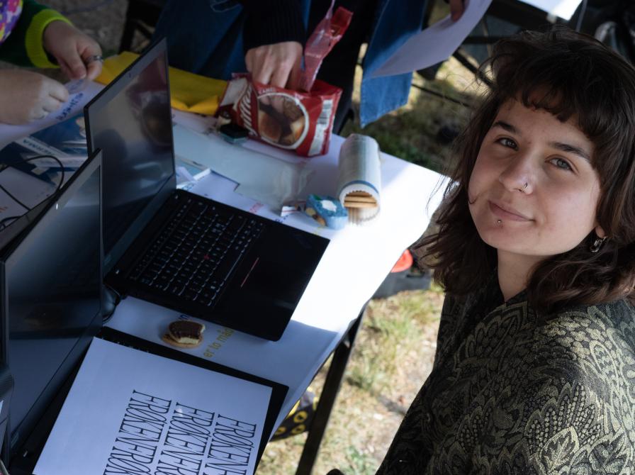 Foto fra Næver Tell Festival 2025. Fotokreditering: Lea, Næstved Bibliotek og Borgerservice.